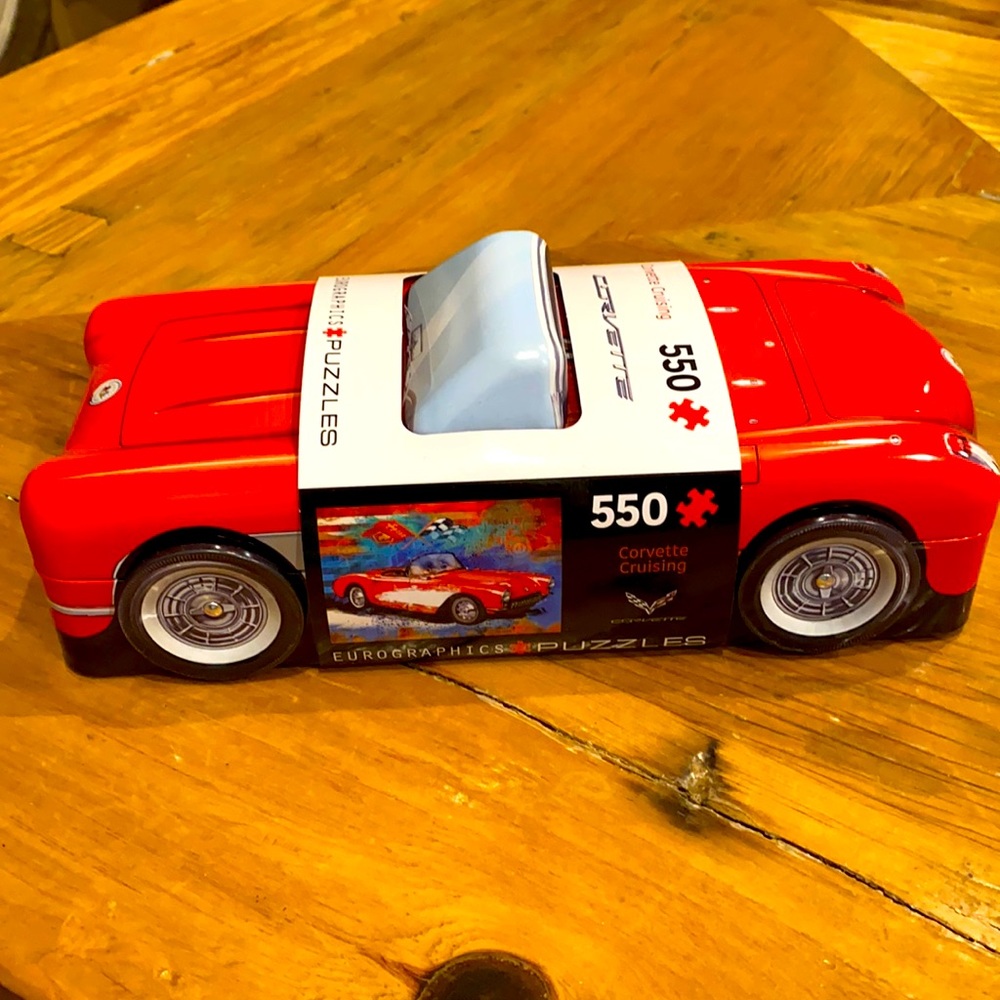 NEW Corvette Eurographics Puzzle & Tin